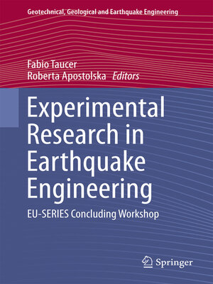 cover image of Experimental Research in Earthquake Engineering